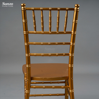 Chaises Chiavari en gros, dorées, pour intérieur et extérieur, en bois, pour mariages et événements, à louer