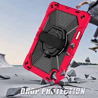 Étui de protection de qualité industrielle pour tablette Samsung Galaxy Tab S12 Plus avec support rotatif et design anti-chute, pour usage professionnel