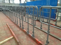 Balustrades peintes mains courantes rampe de tuyauterie pour plates-formes industrielles