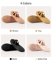 Sepatu Balet Kain Elastis Profesional untuk Dewasa dan Anak-anak Ukuran 25-44, Sandal Tari Elastis Tinggi untuk Penari dengan Punggung Kaki Tinggi
