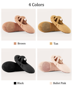 Zapatillas de Ballet Profesionales de Tela Elástica para Adultos y Niños 25-44, Zapatillas de Baile de Alta Elasticidad para Bailarines con Empeine Alto - Product Image 2