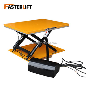 Meja Angkat Gunting Hidrolik Listrik Stainless Steel Profil Ultra-Rendah 1 Ton Terlaris dengan Garansi 2 Tahun - Product Image 6