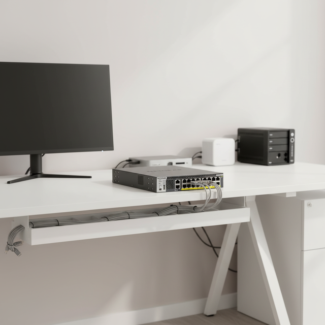 M4300-16X (XSM4316PB) - 16x10G Stackable Managed Switch with 16x10GBASE-T PoE+ (600W PSU) PoE Budget 500W