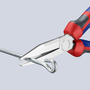 Alicates mecánicos de acero al carbono de Punta larga Alicates de corte de punta de aguja certificados por VDE Mango de plástico para uso industrial de bricolaje OEM - Product Image 5