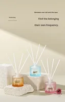 Diffuseur d'huiles essentielles sans alcool artisanal, frais d'été, pour l'aromathérapie, avec un design cylindrique, désodorise les toilettes intérieures