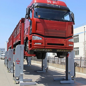 ลิฟท์ยกของสำหรับรถบรรทุกหนักแบบเคลื่อนที่ 6 เสา ไร้สาย รับน้ำหนักได้ 45 ตัน ระบบไฮดรอลิกและไฟฟ้า ยี่ห้อ CHINSONG - Product Image 3