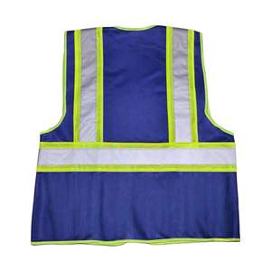 Chaleco DE SEGURIDAD reflectante al por mayor, ropa de trabajo de seguridad de alta visibilidad personalizada, Proveedor de Ropa de tráfico de construcción a granel OEM - Product Image 5