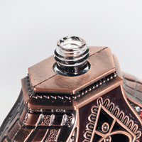 Flacon de parfum vintage de style égyptien de 10 ml avec cristal