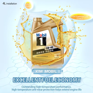 Top Quality Gold <span class=keywords><strong>Mobil</strong></span> No. <span class=keywords><strong>1</strong></span> <span class=keywords><strong>0W40</strong></span> huile moteur entièrement synthétique SN essence véhicule lubrifiant moteur universel 4L - Product Image 2