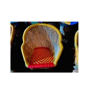 เก้าอี้หวายไม้ไผ่ทรงกลมทำจากไม้ไผ่,สไตล์โบราณสำหรับห้องรับแขกร้านอาหาร - Product Image 6