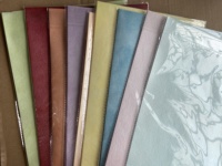Papier gaufré coloré comestible de 0,35 mm pour la décoration de gâteaux, format A4, feuilles colorées
