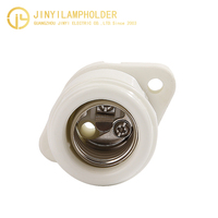 Douille de veilleuse en céramique pour lampe E17, support de lampe LED à vis, vente en gros