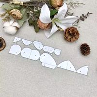 Matrice de découpe en métal pour albums photo DIY, boîtes cadeaux, cartes en papier, cartes de vœux et scrapbooking