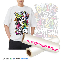 Film DTF instantané à peler en rouleau 80cm*100m 90cm*100m Film PET mat simple face pour imprimante DTF Vente en gros directe usine