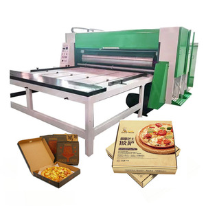 Machine to making carton box cardboard printing slotting die-cutting gluing machine