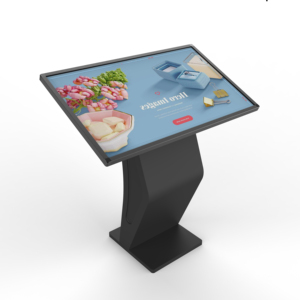 32 inç Windows All-in-One dokunmatik ekran PC interaktif ekran kapalı kullanım SDK işlevselliği için K taban zemin standı ile Kiosk - Product Image 1