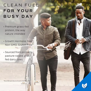 OEM/ODM Poudre de concentré de protéines de lactosérum nourris à l'herbe-20g de protéines par portion avec BCAA naturels - Product Image 4