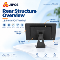 Terminal de point de vente tactile capacitif 18,5 pouces Windows/Android en métal pour restaurant, supermarché, commerce de détail OEM ODM