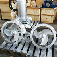 Pompe de Retour de Boues Submersible en Acier Inoxydable A2O pour Épuration des Eaux Usées Municipales, 4kW, Faible Hauteur de Refoulement, Haut Débit, Garantie 1 An, Haute Teneur en Solides