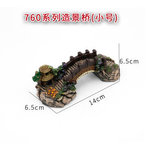 Paisaje decoración <span class=keywords><strong>puente</strong></span> acuario pecera <span class=keywords><strong>puente</strong></span> Artificial resina equipo accesorios ornamento <span class=keywords><strong>cueva</strong></span> acuática mascota pez - Product Image 3