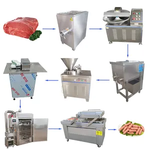 Meat emulsifier machine sausage sausage hotdog machine hydraulic sausage filling machine