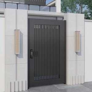 Puerta Corredera Plegable Eléctrica <span class=keywords><strong>de</strong></span> Acero Inoxidable y Aleación <span class=keywords><strong>de</strong></span> Aluminio con Puerta Doble para Patio y Valla - Product Image 5