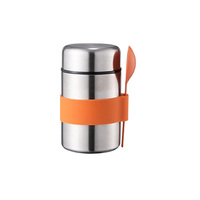 Boîte à lunch isotherme personnalisée en acier inoxydable 304 avec cuillère, pot à soupe à conservation de chaleur 24 heures
