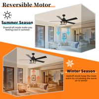 Ventilateur de plafond décoratif avec lampe