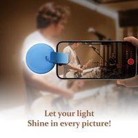 Mini Lumière Annulaire LED Réglable et Rechargeable USB, Lampe d'Appoint de Luminosité pour Maquillage, pour Smartphone Ordinateur, Cadeaux Promotionnels