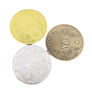 Ensemble de pièces commémoratives 2024, rondes de 40 mm, plaquées or, argent et cuivre, en <span class=keywords><strong>trois</strong></span> couleurs, pièces de monnaie sur le thème de la décision, du destin et de la politique - Product Image 1