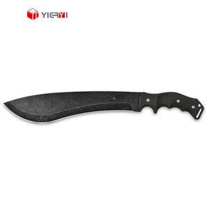 Coltello da Sopravvivenza Tattico con Manico in Plastica Nera di Grandi Dimensioni, Coltello Bowie per Caccia e Attività all'Aperto - Product Image 6