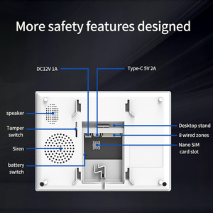 Nhà Máy Giá 5000mAh tuya thông minh 7 inch màn hình Wifi 4 gam GSM nhà hệ thống báo động Kit PST-H700-4GEU - Product Image 6