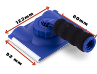 Accessoires ménagers : Brosse à peinture à fibres de nylon plates de 5 pouces pour la séparation des couleurs, outil mural polyvalent pour le finissage