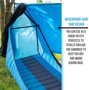 Sản Phẩm Mới WQ Thiết Kế Mới Tiện Lợi Cho Thể Thao Ngoài Trời Võng <span class=keywords><strong>Nylon</strong></span> Có Lưới Chống Muỗi Và Thảm Ngủ - Product Image 5