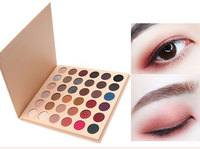Nama Kustom 36 Warna Eyeshadow Palette Diy Makeup Eyeshadow Profesional Tahan Lama