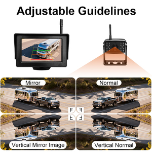 ระบบกล้องมองหลังไร้สายขนาด 4.3 นิ้ว พร้อมจอ LCD มองเห็นในเวลากลางคืน สำหรับรถยนต์ รถบรรทุก รุ่น YB-Wireless-43D30 - Product Image 6