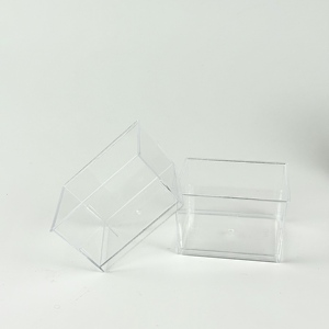 Oem nhựa <span class=keywords><strong>mini</strong></span> tráng miệng hình dạng bất thường độ tinh khiết cao minh bạch Kem Mousse bánh ly - Product Image 5