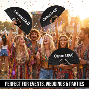 Abanico <span class=keywords><strong>de</strong></span> mano <span class=keywords><strong>de</strong></span> madera para boda, abanico plegable <span class=keywords><strong>de</strong></span> bambú, abanico decorativo <span class=keywords><strong>de</strong></span> nailon colorido para mujer, abanico con <span class=keywords><strong>dibujos</strong></span> para fiestas rave - Product Image 4