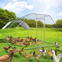 Vente en gros usine Senyi Nouveau enclos à poules portable, facile à assembler et mobile, en acier galvanisé à chaud pour élevage de poulets