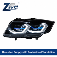 Für E90 E91 2004-2009 LED-Scheinwerfer-Set Laser-Projektor-Linse Angel Eyes DRL Fernlicht Plug-and-Play Frontlicht-Kit