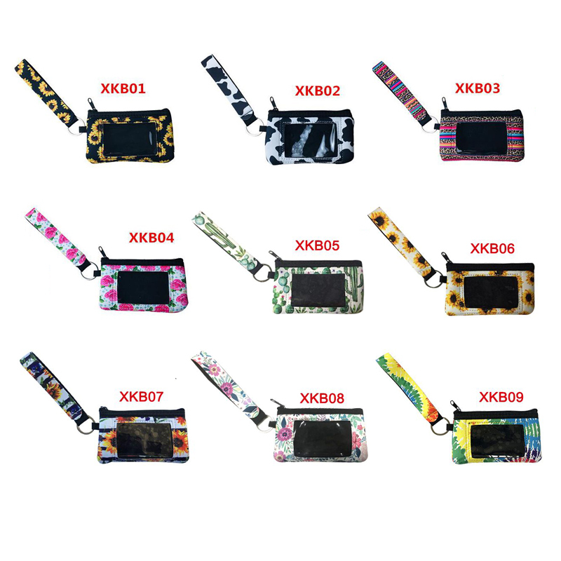 Custom Designed Mini Neoprene Zipper Wristlet