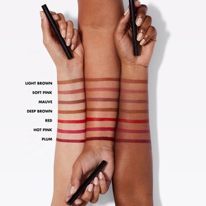 Cosmétiques maquillage rose brun Vegan crème crayon à lèvres, étiquette privé<span class=keywords><strong>e</strong></span> imperméable vitamine <span class=keywords><strong>E</strong></span> personnalisé Vegan rétractable crayon à lèvres - Product Image 4