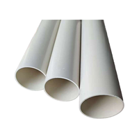 Tuyau de drainage en PVC haute pression DN50mm de 2 pouces, épaisseur de paroi de 2.0mm durable pour la plomberie d'évacuation des eaux usées souterraines
