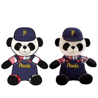 Personnage en peluche personnalisé animal en peluche ours en peluche sublimation chemise vierge entreprise brodée poupée en peluche personnalisée