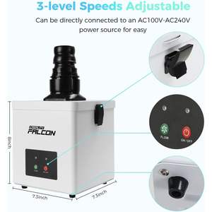 Purificateur d'air portable Creality Falcon, filtration à 2 couches, taux de purification de 99,97 %, faible niveau sonore - Product Image 6