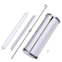 Bannière de table portable, mini salon professionnel, aluminium, table, rétractable, format A3 A4, support de bannière déroulante