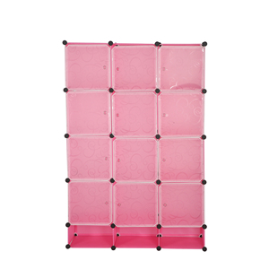 Moderna porta bianca per bambini di plastica guardaroba per il bambino vestiti di stoccaggio mobili camera da letto portatili - Product Image 4