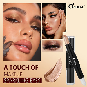 OCHEAL Lápiz Delineador de Ojos de Doble Punta, Iluminador Natural, Resistente al Agua y al Sudor, Acabado Perlado de Larga Duración, Lápiz de Contorno - Product Image 3