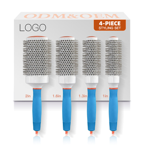<span class=keywords><strong>Brosse</strong></span> <span class=keywords><strong>à</strong></span> <span class=keywords><strong>cheveux</strong></span> ronde en céramique OEM personnalisée, poils en nylon, corps en aluminium, <span class=keywords><strong>brosse</strong></span> professionnelle pour le coiffage et le séchage au sèche-<span class=keywords><strong>cheveux</strong></span>, vente en gros - Product Image 6