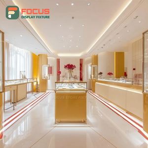 Sistema de Exhibición de Joyería Moderno con Acabado Laminado, Mostrador de Exhibición Comercial para Tiendas - Product Image 4